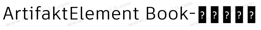 ArtifaktElement Book字体转换